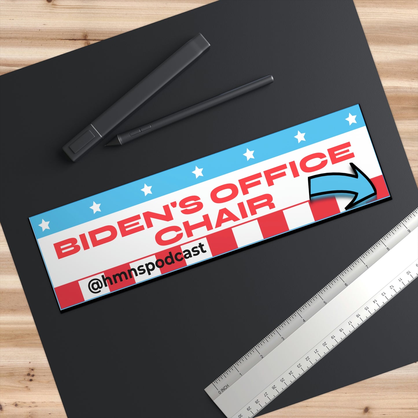 HMNS "Presidential" bumper sticker