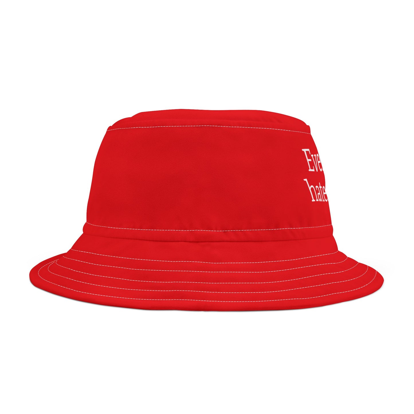 Bucket Hat — "Even My Dog Hates Newsom" Red Political Statement